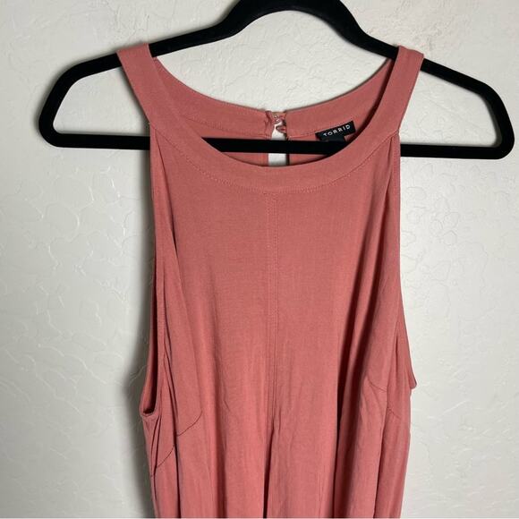 Torrid Blush Mini Woven Tiered Dress 2X NWT 13099013 Desert Sand - Picture 4 of 16